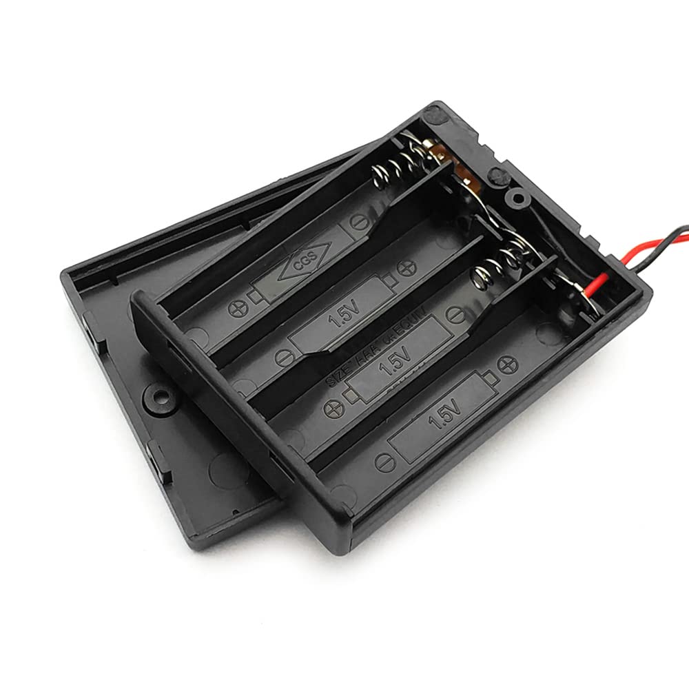 Amazon | 単4電池ボックス 2個入り 3V/4.5V/6V 電池ケース ON/OFF